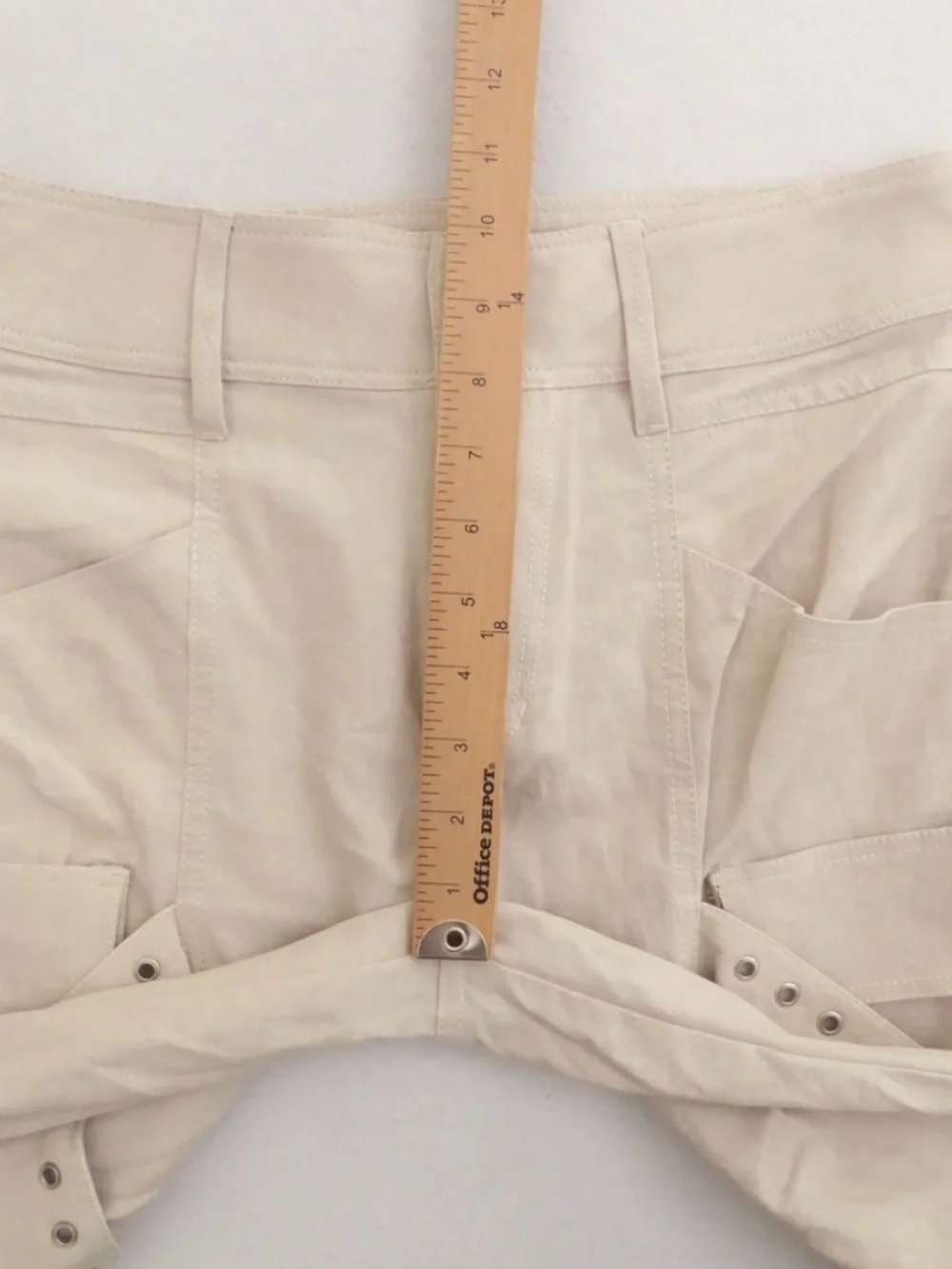 #1389 ZARA Linen Blend Limited Edition Cargo Pants